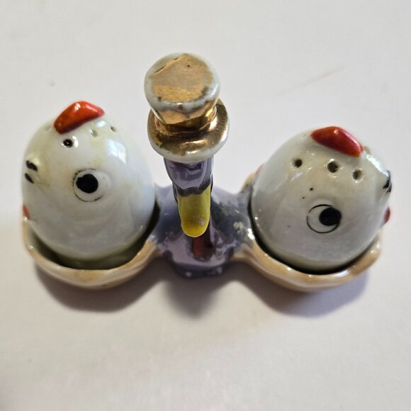 Vintage Lusterware Salt & Pepper Shaker Set - Picture 1 of 12